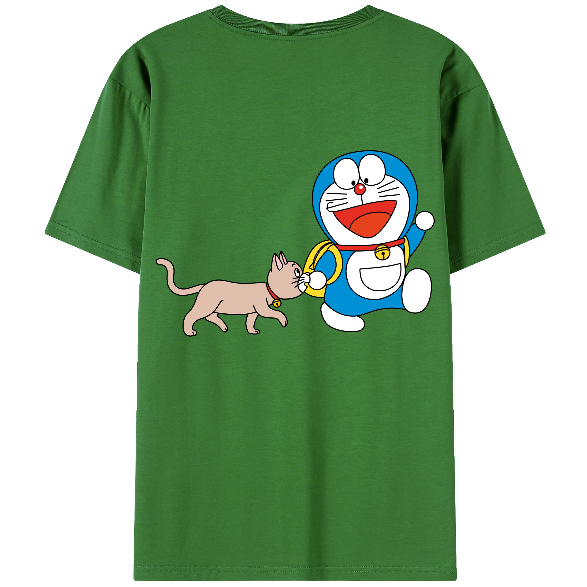 （画像用） ドラえもん Doraemon レディース半袖Tシャツ(バックプリント)